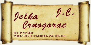Jelka Crnogorac vizit kartica